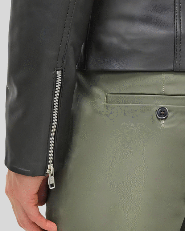 VogueHide Lambskin Leather Jacket – Timeless Style & Comfort | Black - Image 3