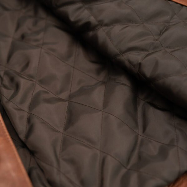 Where Heritage Meets Edge – The VogueHide Driggs Leather Jacket | Cognac Brown - Image 7