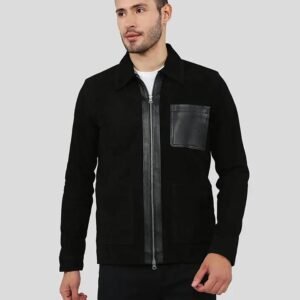 VogueHide Lambskin Leather Jacket – Timeless Sophistication | Black