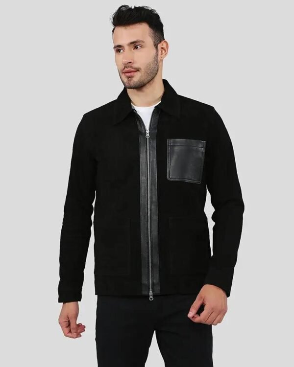 VogueHide Lambskin Leather Jacket – Timeless Sophistication | Black