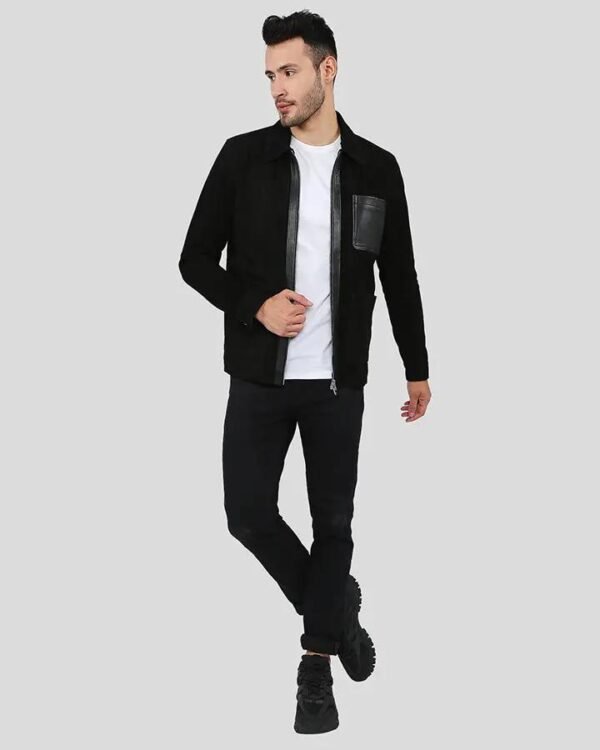 VogueHide Lambskin Leather Jacket – Timeless Sophistication | Black - Image 4