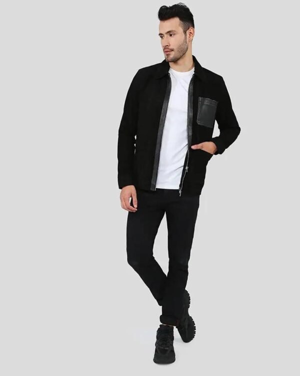VogueHide Lambskin Leather Jacket – Timeless Sophistication | Black - Image 5
