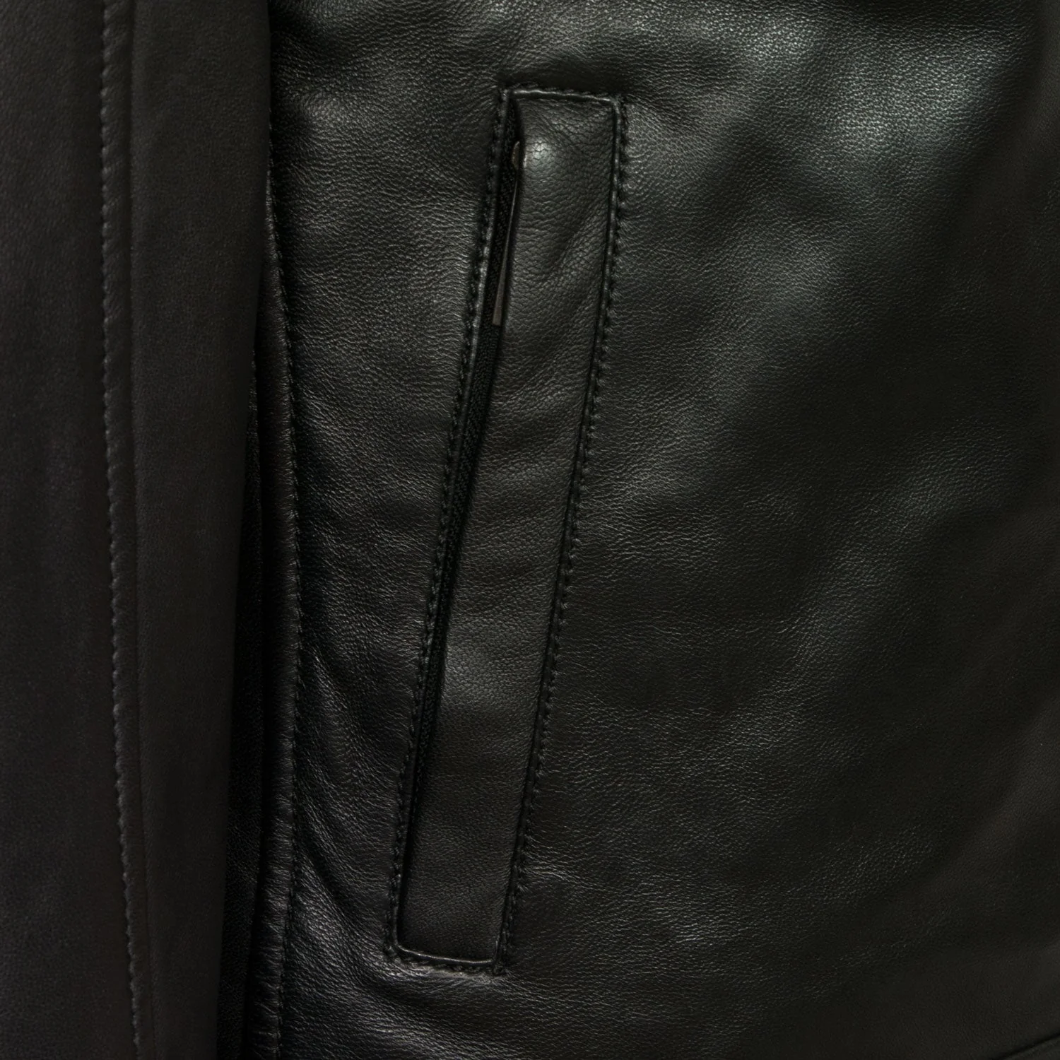 Budd: Men's Black Antique Leather Jacket by VogueHide - Image 3